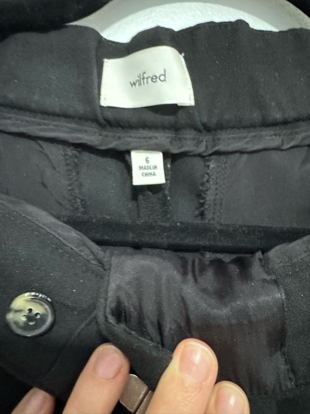 Aritzia wilfred dashwood pants black size 6 - Picture 4 of 5